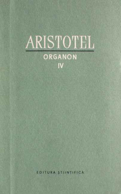 Organon IV - Aristotel