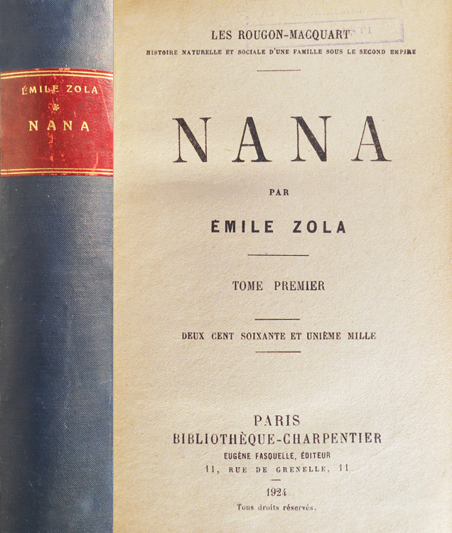Nana (1924) - Emile Zola