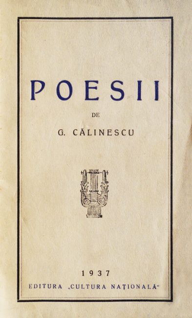 Poesii (editia princeps