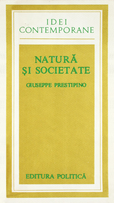 Natura si societate - Giuseppe Prestipino