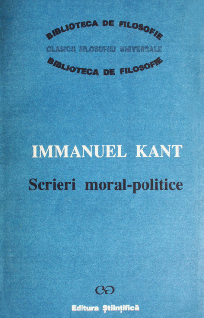 Scrieri moral politice - Immanuel Kant