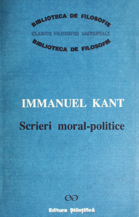 Scrieri moral politice - Immanuel Kant