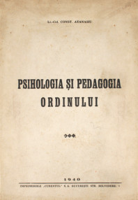 Psihologia si pedagogia ordinului (editia princeps