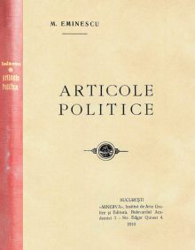 Articole politice (editia princeps