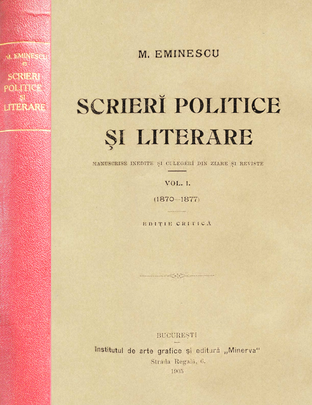 Scrieri politice si literare (editia princeps
