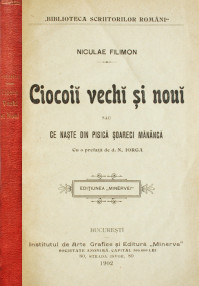 Ciocoii vechi si noi (1902) - Nicolae Filimon