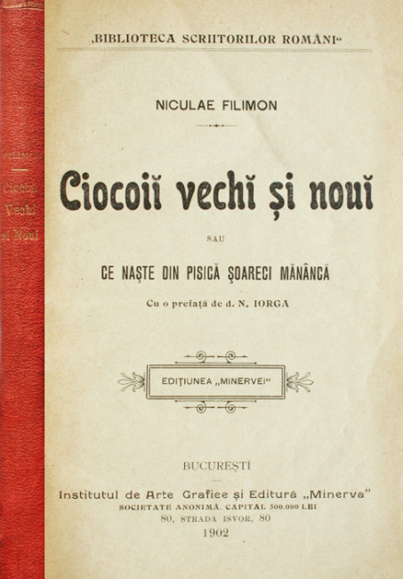 Ciocoii vechi si noi (1902) - Nicolae Filimon