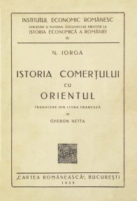 Istoria comertului cu Orientul (editia princeps