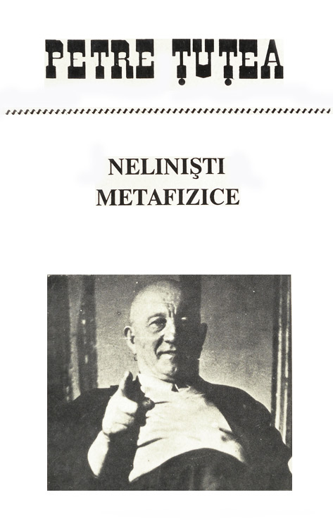 Nelinisti metafizice - Petre Tutea