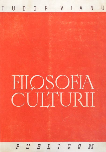 Filosofia culturii (editia princeps